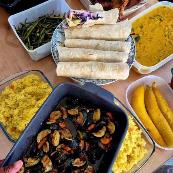 Une semaine de repas maison